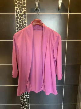 gilet maille jersey coloris lilas taille 40-42