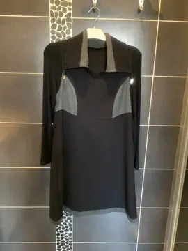 robe d’hiver noire et grise taille 40