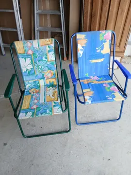 chaises de camping pliantes