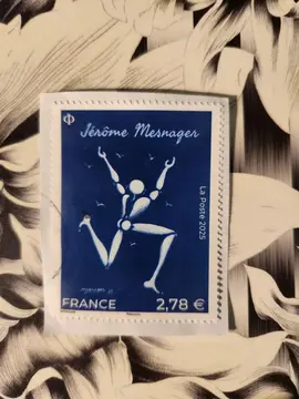 Timbre oblitéré Jérôme MESNAGER