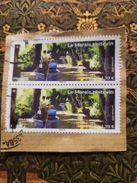Timbres oblitérés Le Marais poitevin 🌳