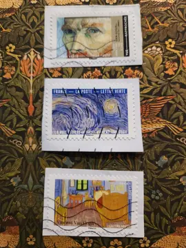 Timbres oblitérés Vincent Van Gogh 🎨