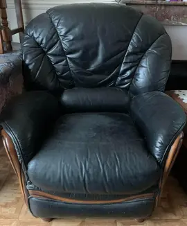 Fauteuil en cuir