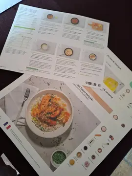 Lot de délicieuses recettes Hello Fresh