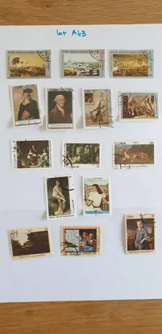 Lot A43 - Timbres de Cuba