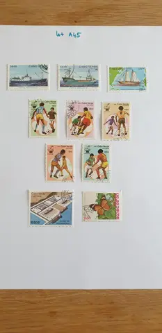 Lot A45 - Timbres du Cap Vert