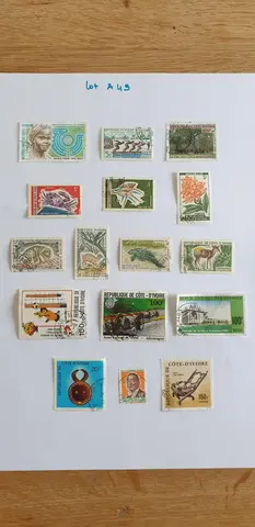 Lot A49 - Timbres de Côte d'Ivoire