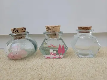 3 petits pots hauteur 7cm