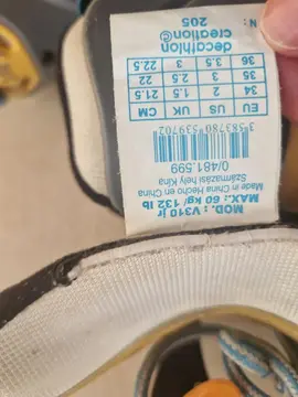 Paire de roller taille 34/36 avec sac de transport