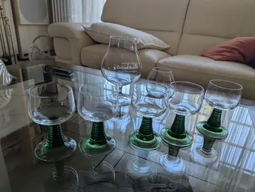 Verres à Vin d'Alsace et 2 verres dégustation cognac