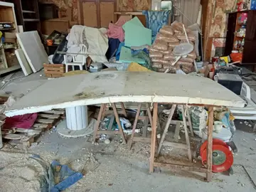 don de plaque BA13 avec polystyrene