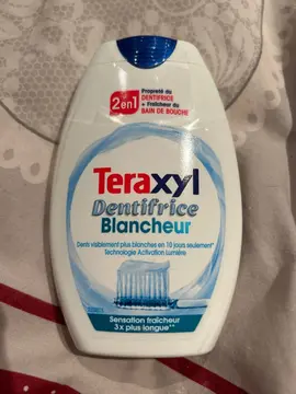 dentifrice blancheur