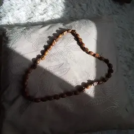 Collier perles de bois