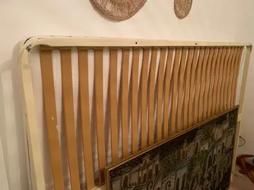 lit 2 places avec sommier/matelas/structure