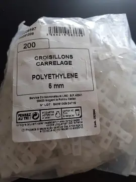 croisillons pour carrelage