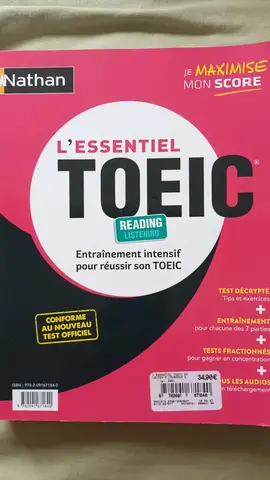 livre de révision ANGLAIS TOEIC