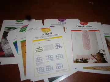 fiches pour faire du crochet