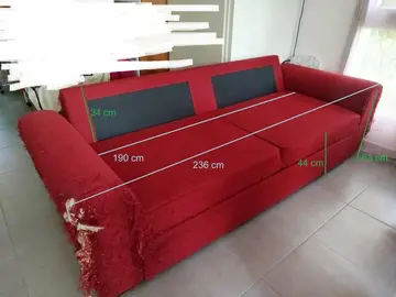 Canapé à restaurer