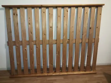 lit deux places bois