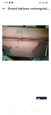 grand tableau rectangulaire