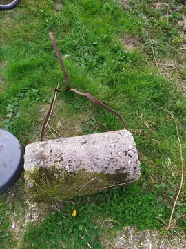 Rouleau agricole en pierre