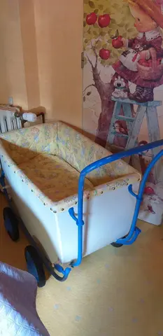 poussette ancienne renovee