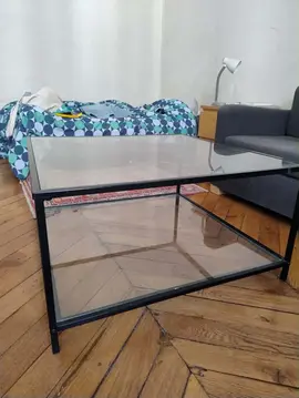 table basse en verre