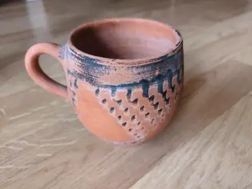 tasse traditionnelle marocaine en terre cuite