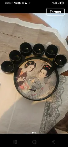 tasses japonaise + plateau
