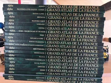 atlas géographique France 1990