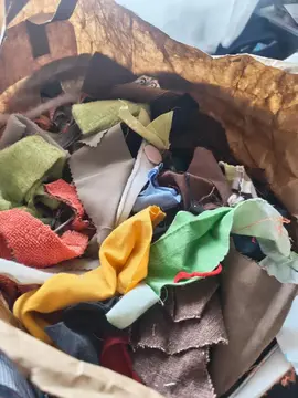 sacs chutes tissus pour rembourrage