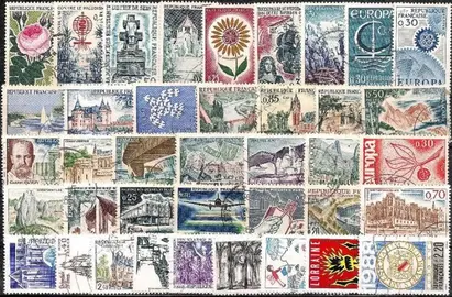 lot 1 de timbres français oblitérés bon état