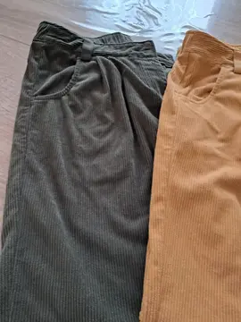 pantalon femme en velours