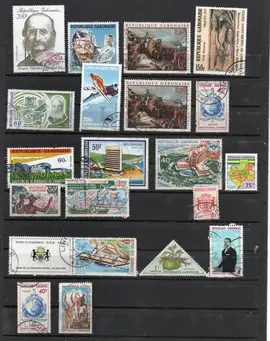 donne timbres du gabon