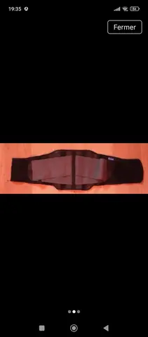 ceinture dorsale pour soutien lombaire