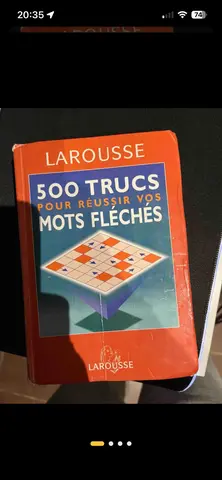livre pour mots fléchés