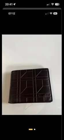 portefeuille en cuir