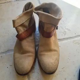 BOOTS DAIM ET CUIR 35 1/2