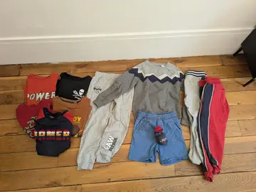 lot vêtements garçon taille 5-6 ans