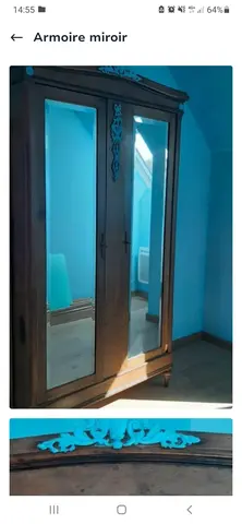 Armoire en bois de noyer