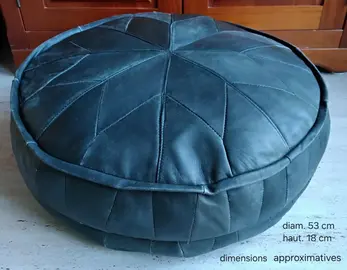 POUF en cuir