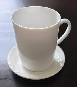 mug et sous-tasse