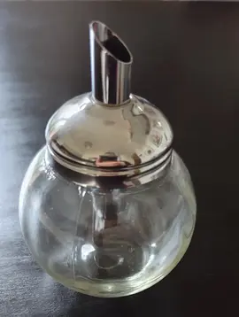 sucrier en verre et inox