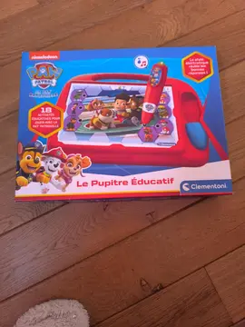 jeu activités pupitre éducatif pat patrouille