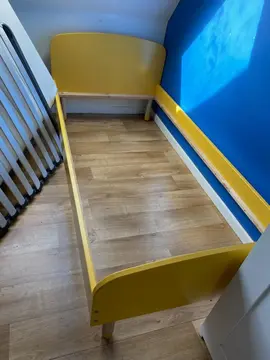 donne lit 90/190 cm couleur jaune