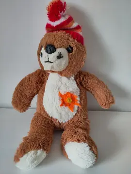 Peluche marmotte avec bonnet à suspendre
