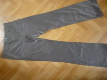 pantalon style huilé chocolat T38