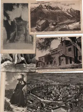 Donne 6 cartes postales France