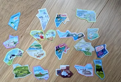 Lot de 16 Magnets Puzzle "Le Gaulois" - Départements Français V2