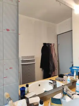 miroir rectangulaire sans cadre